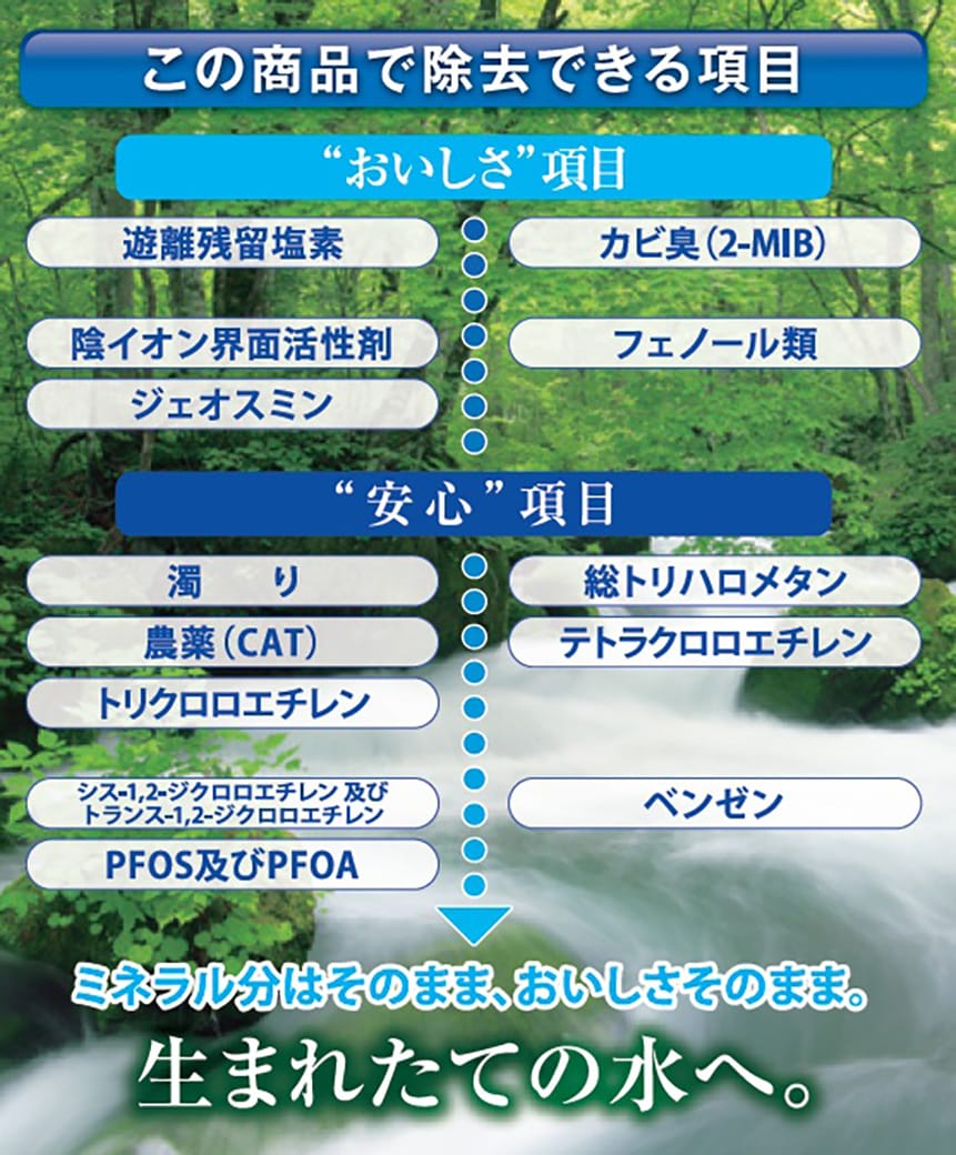 STC.TJ（1個入り）/STC.T2J（2個入り） | 蛇口直結型 スーパーシリーズ